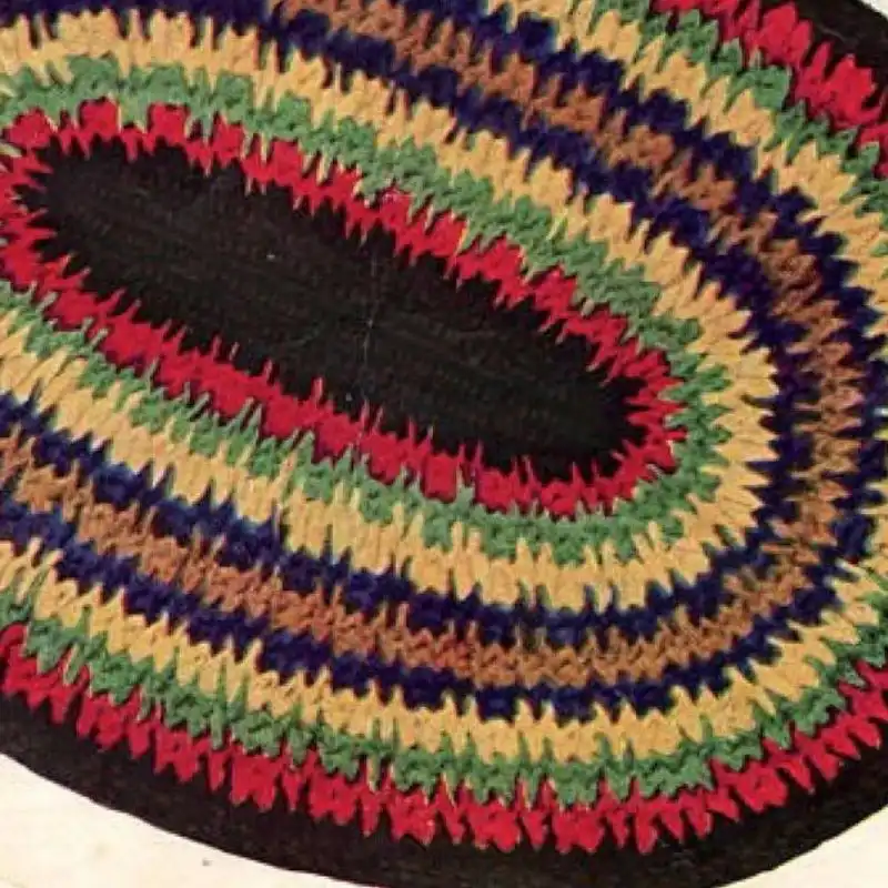 Oval Kitchen Rag Rug Pattern