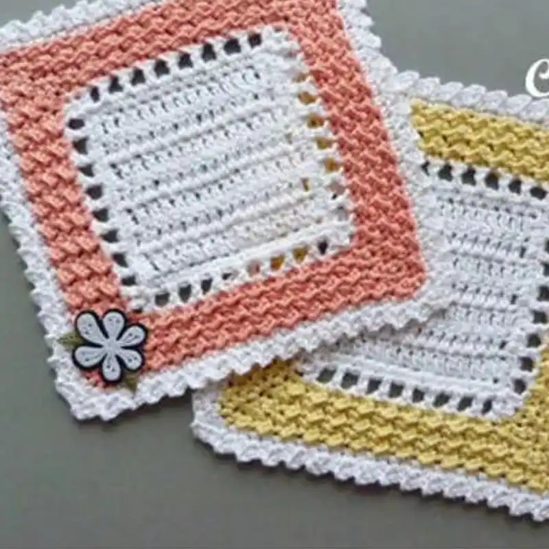 Piacere Square Doily Crochet