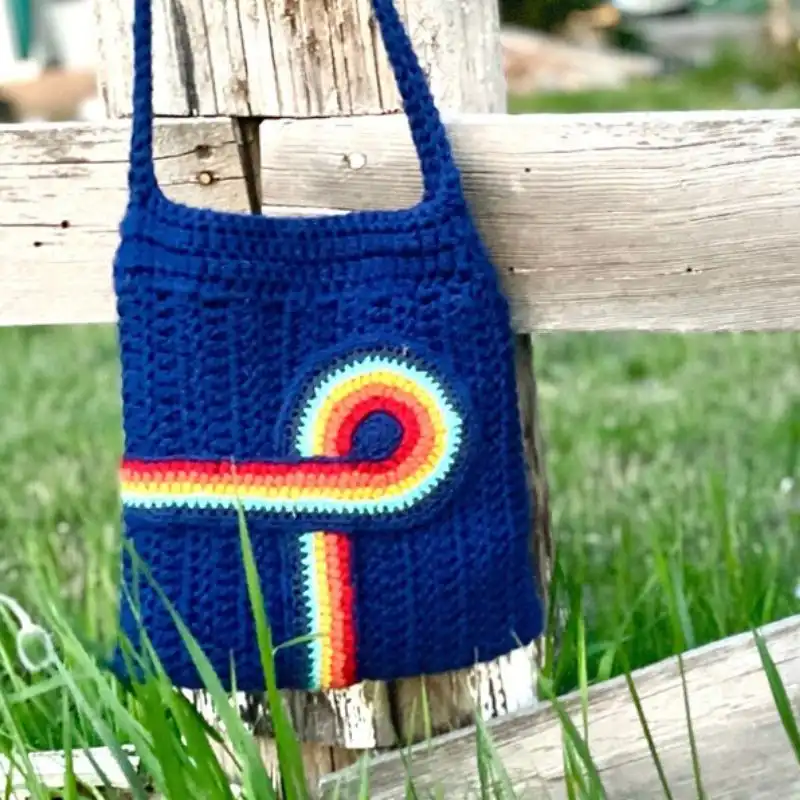 Rainbow Retro Bag