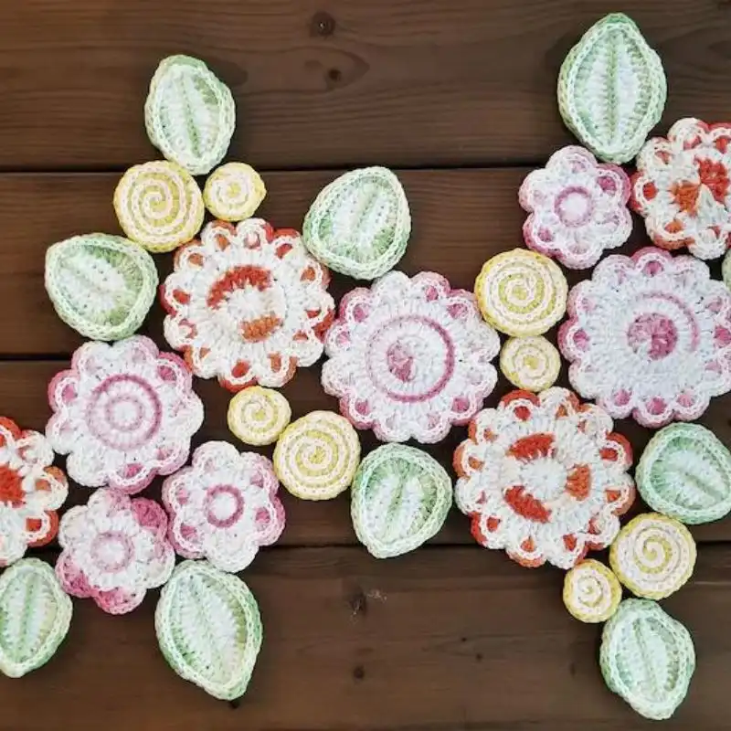 Spring Flower Table Runner