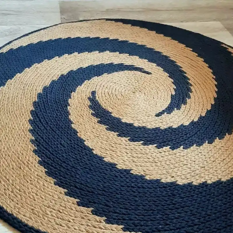 The Vortex Crochet Rug