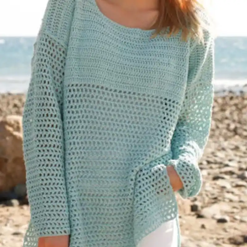 Turquoise Pullover