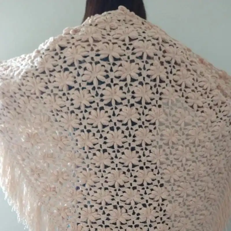 Blossom Triangle Shawl