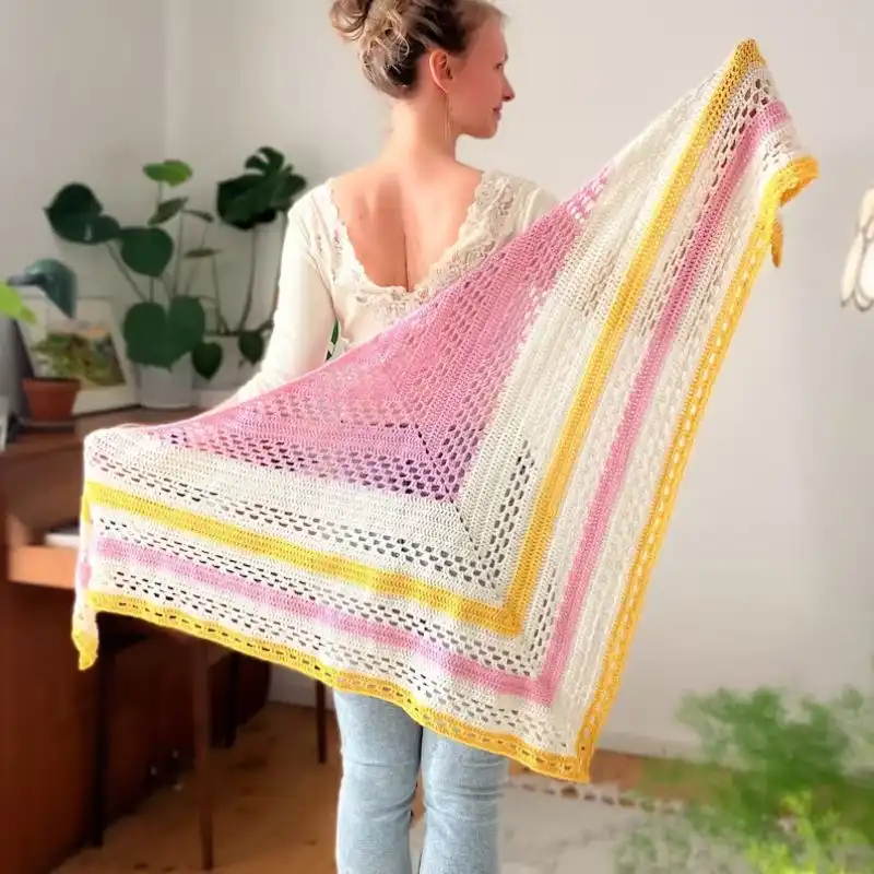 Boho Triangle Shawl