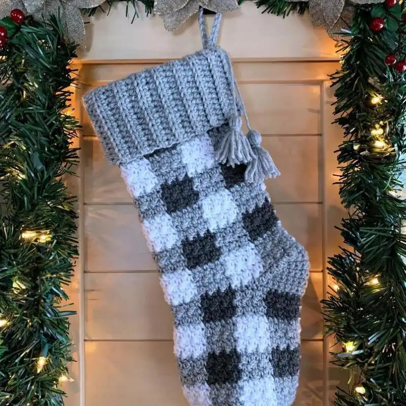 Buffalo Check Plaid Stocking