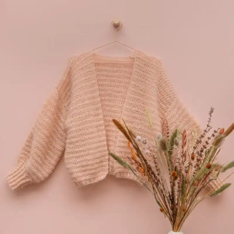 Cardigan Mohair Crochet Pattern