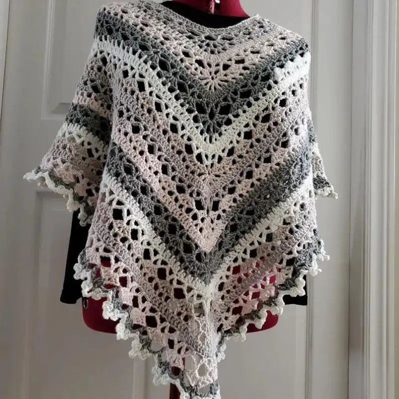 Caron Cakes Lacy Poncho