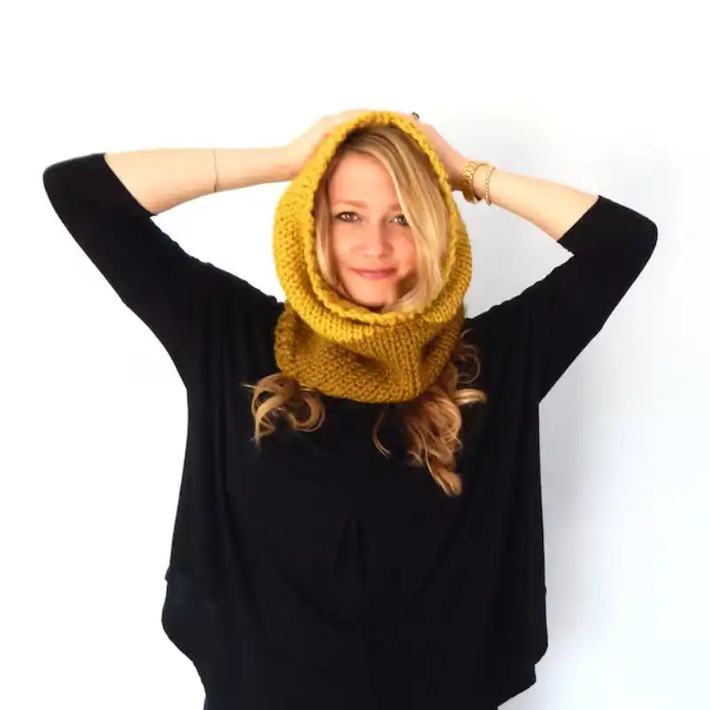 Chunky Knit Neck Warmer Pattern