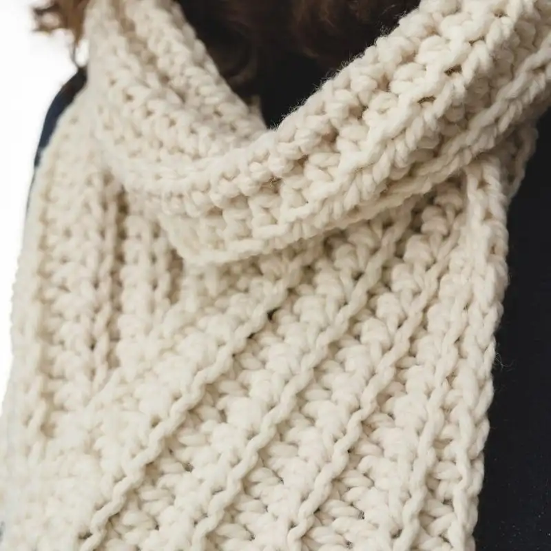 Chunky Ribbed Scarf