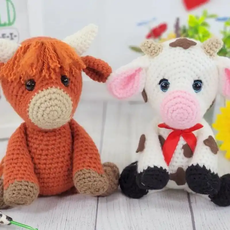 Crochet Cow Tutorial