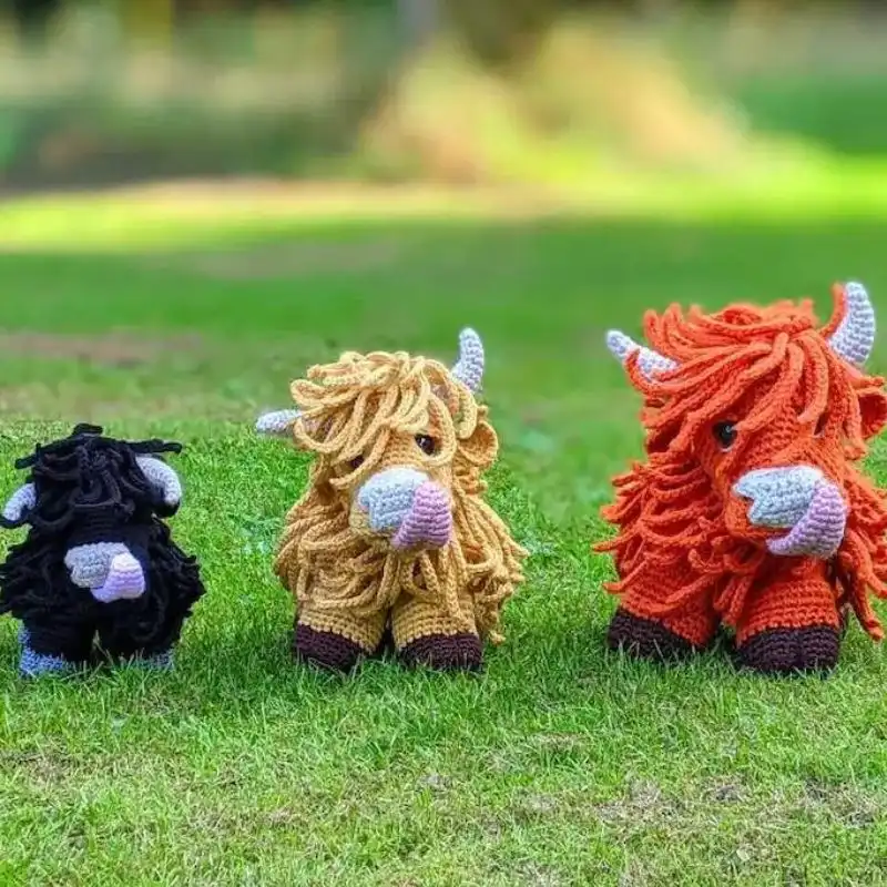 2in1 Crochet Pattern Cute Cows