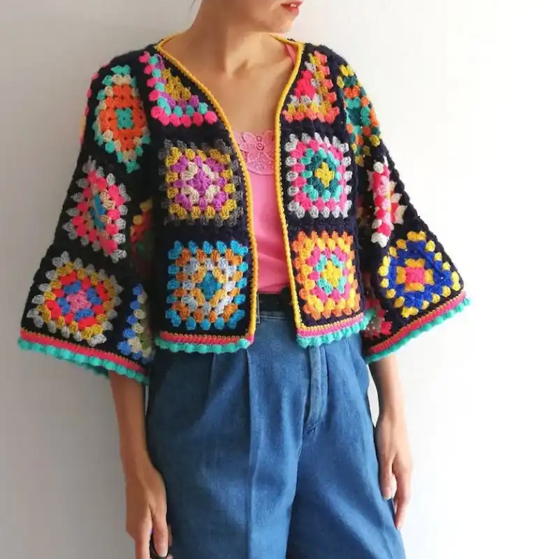 Cropped Granny Jacket