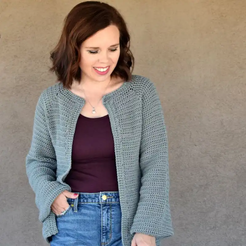 Easy Essential Cardigan Crochet Pattern