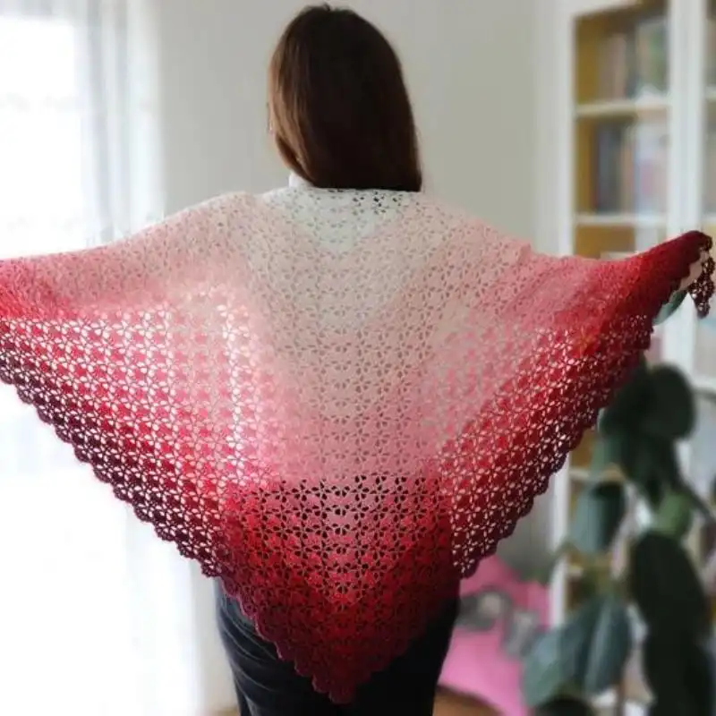 Elegant Triangle Shawl