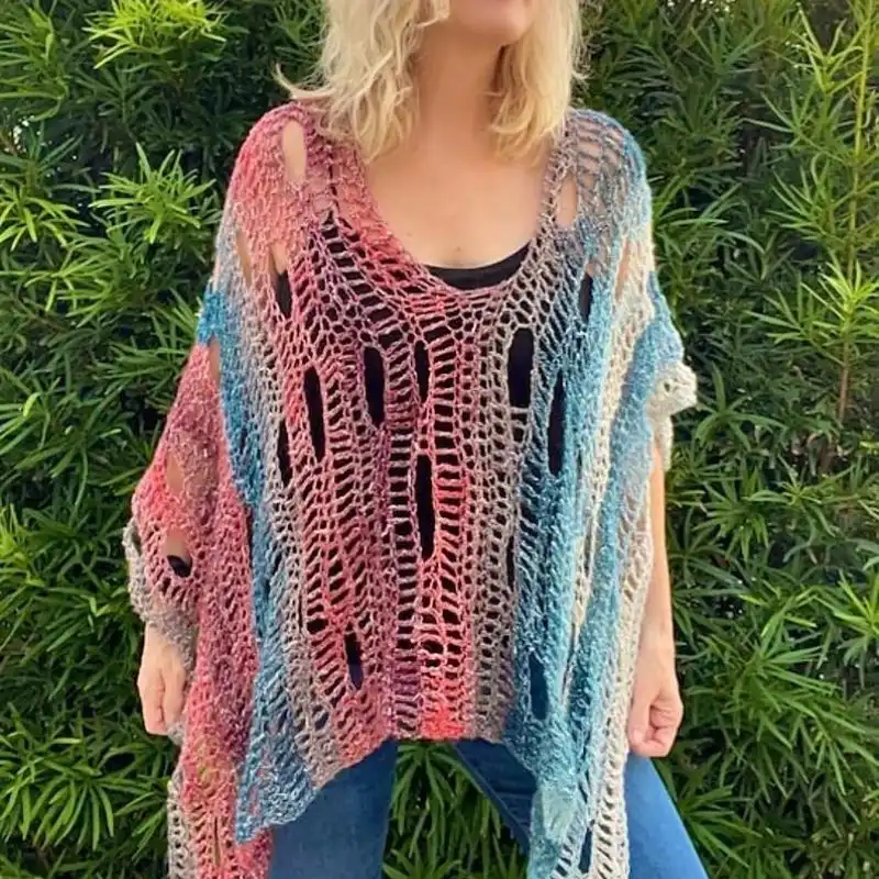 Freeform Boho Poncho