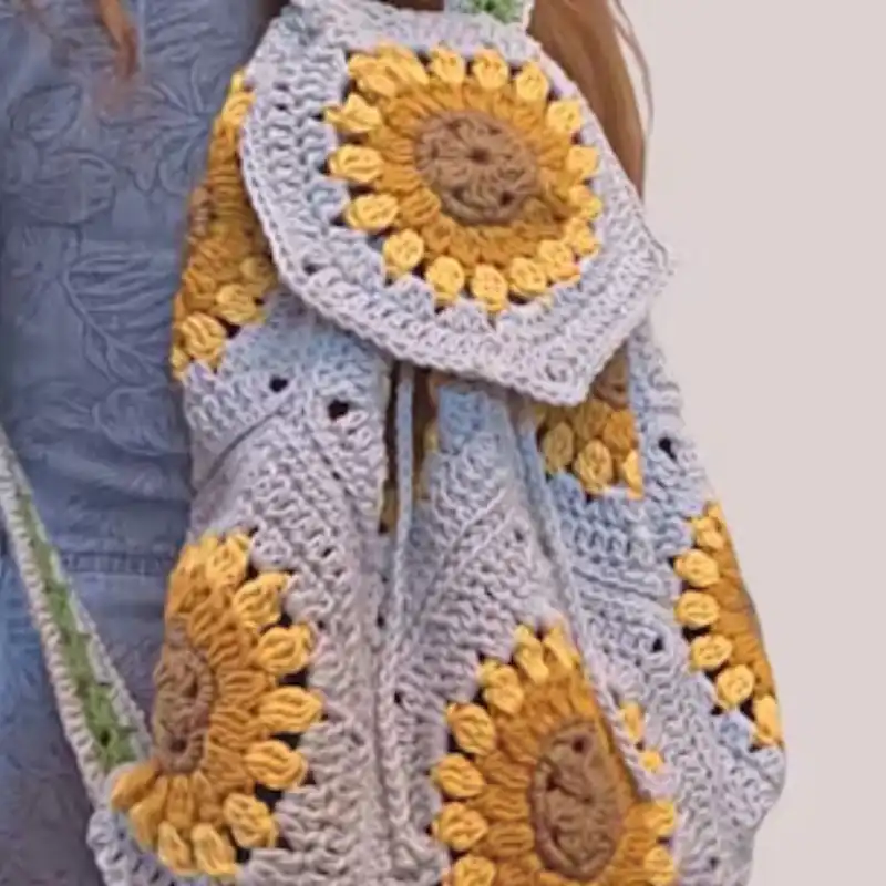 Granny Square Backpack