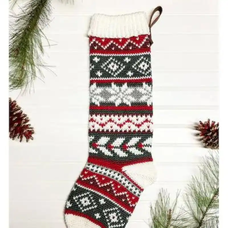 Holly Jolly Heirloom Stocking