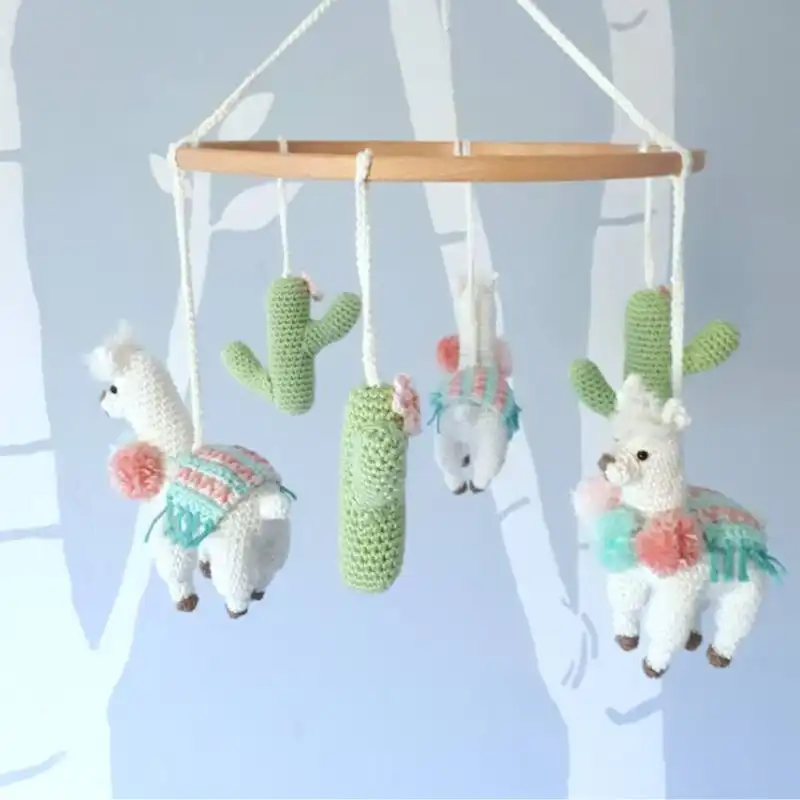 Llama Baby Mobile