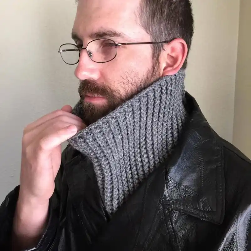 Mens Crochet Neck Warmer Pattern