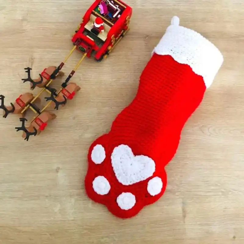 Paw Christmas Stocking