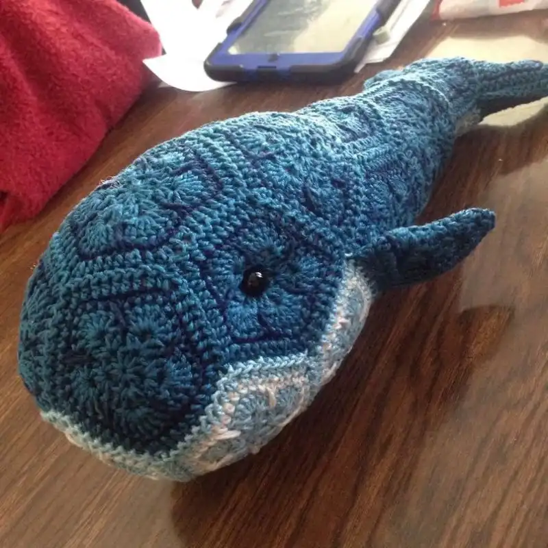 Purdy The African Flower Crochet Whale Pattern