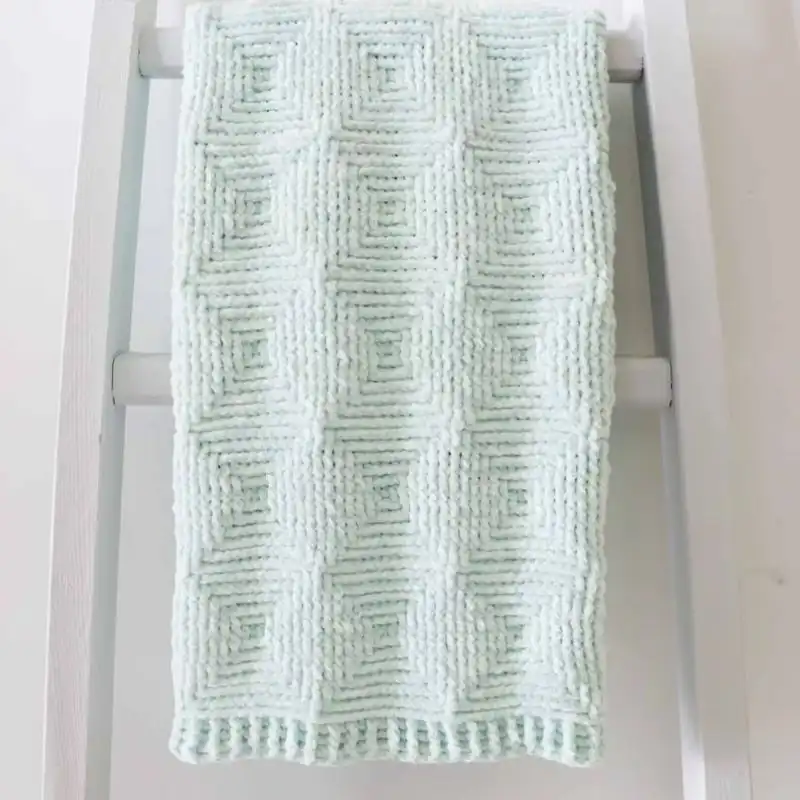 Ribbed Diamond Blanket