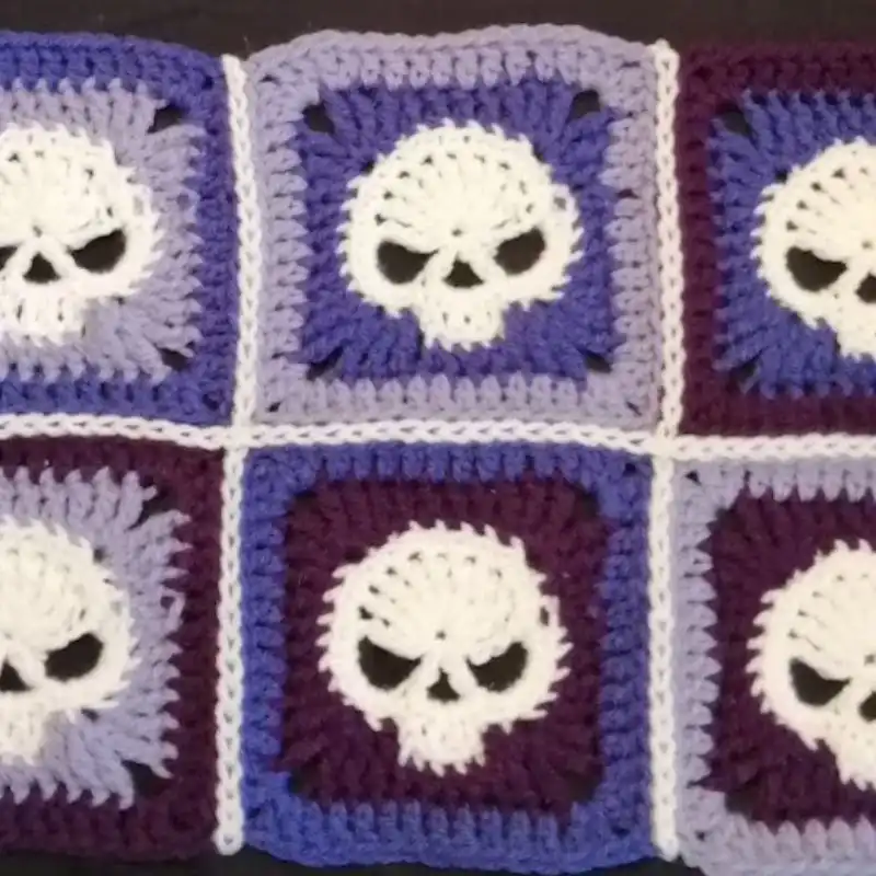 Skull Granny Square