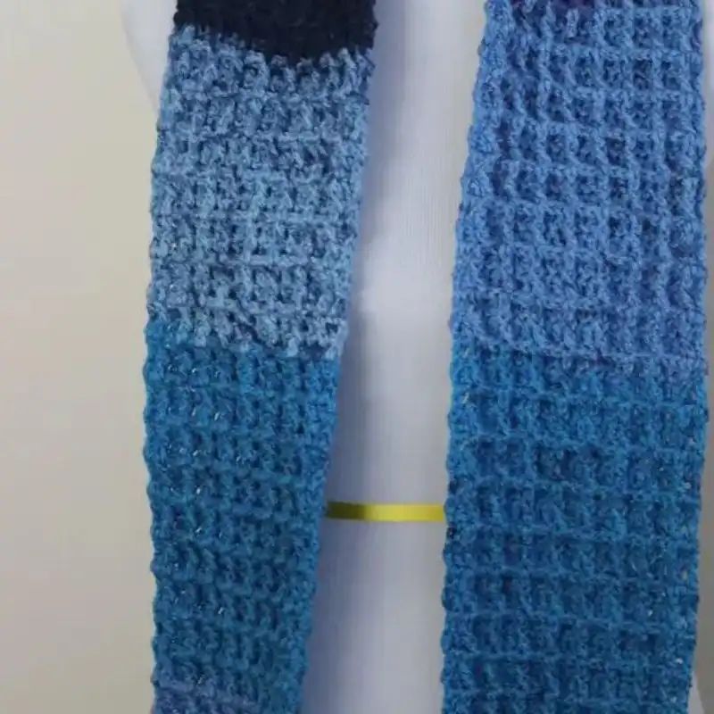 Waffle Stitch Scarf