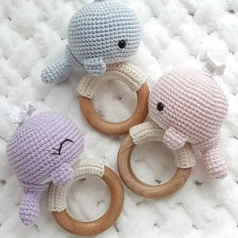 Whale Baby Rattle Crochet Pattern