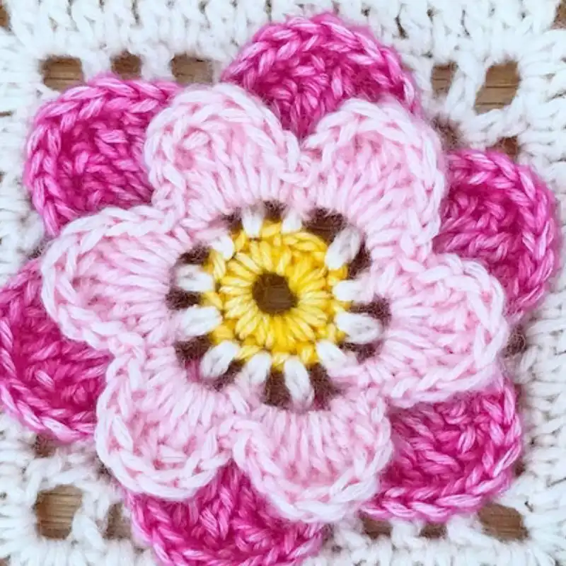 Wildflower Granny Square