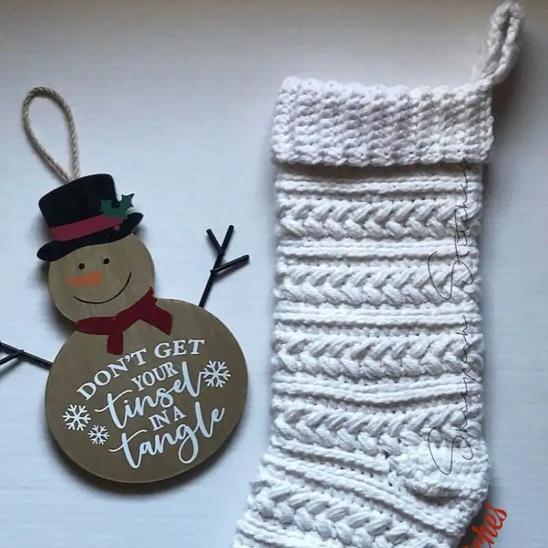 Winter Braid Stocking