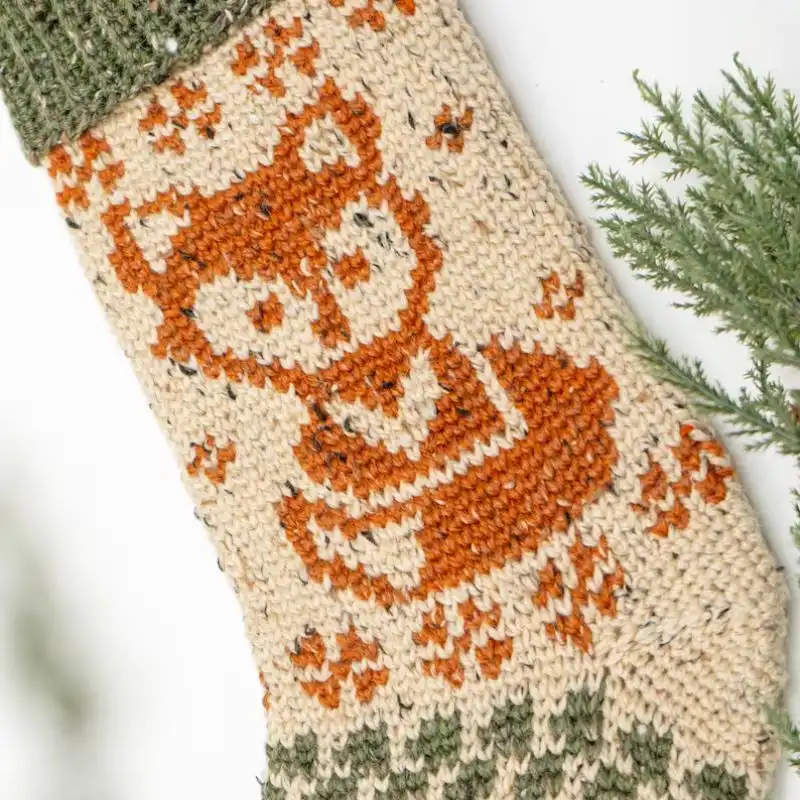 Woodland Fox Stocking