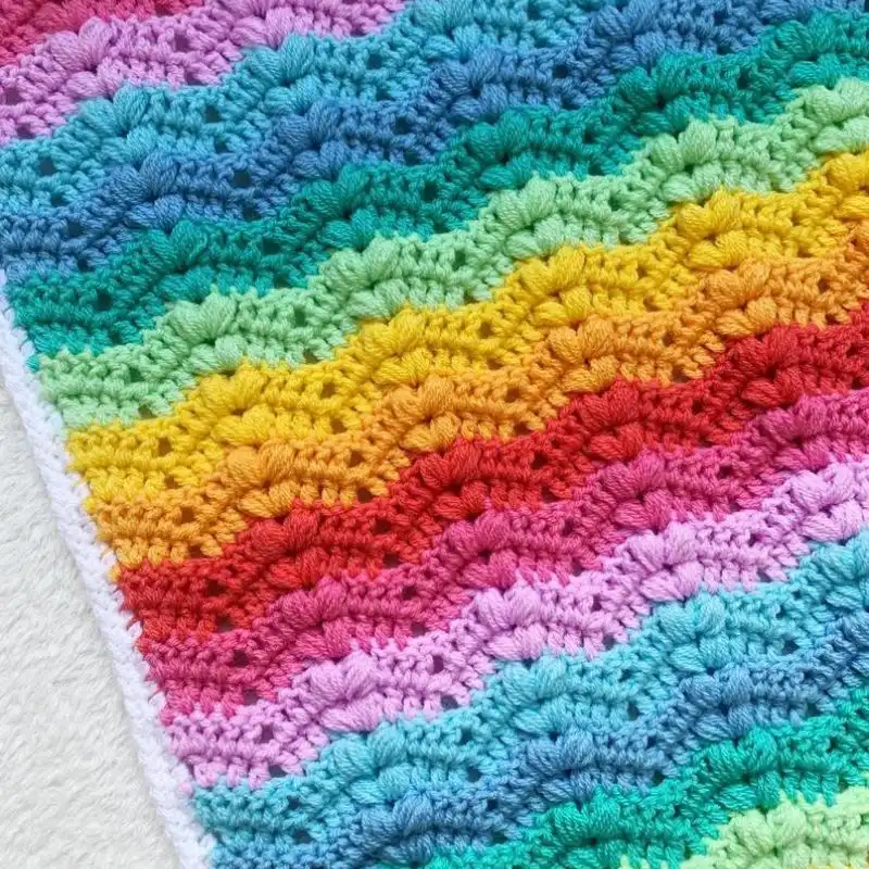 Bobble Ripple Baby Blanket