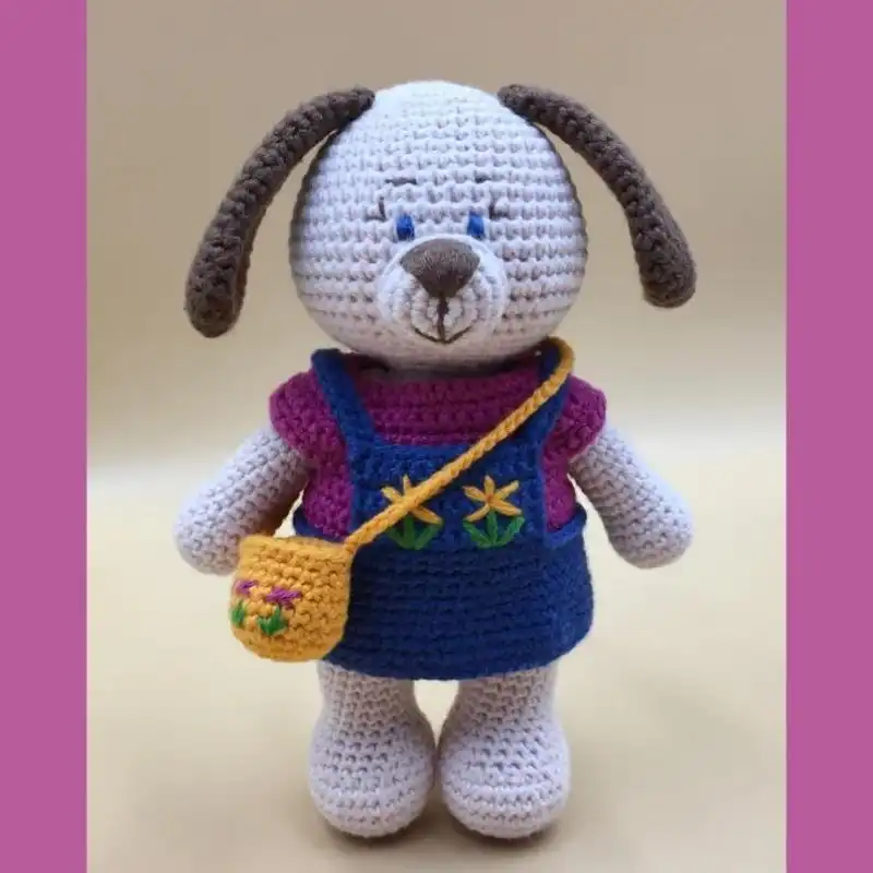 Brownie Jr. The Dog Crochet Pattern