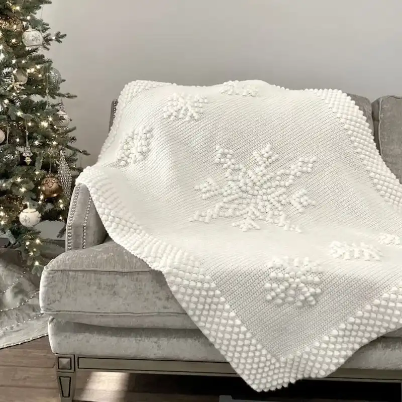 Christmas Bobble Afghan