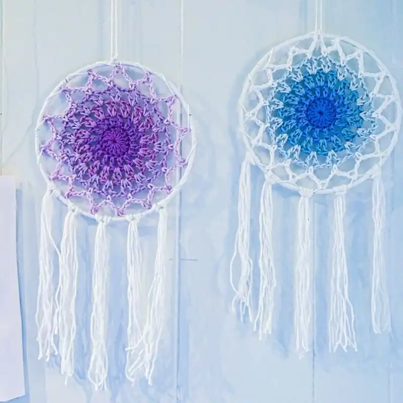 Crochet Mandala Dreamcatcher Pattern