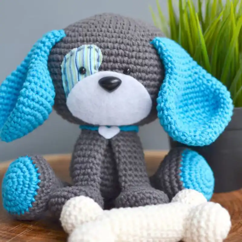 Domino The Dog Crochet Pattern