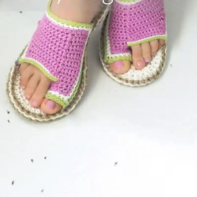 Flip-Flops With Rope Soles