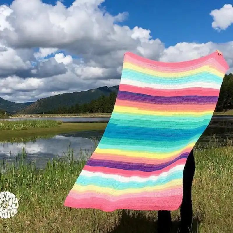 Four Mandala Fun Blanket