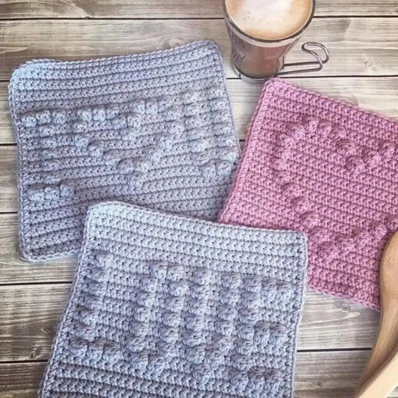 Heart Dishcloth