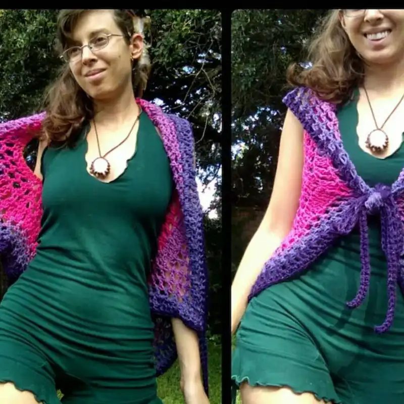 Long-Tailed Lotus Mandala Vest