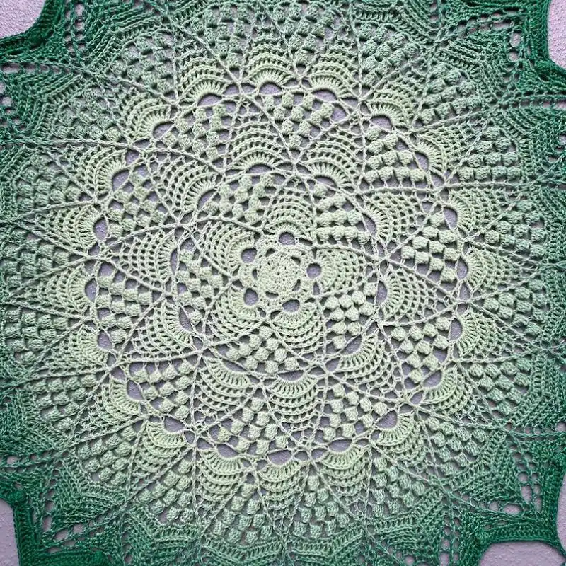 Lotus & Blossom Mandala Crochet Pattern