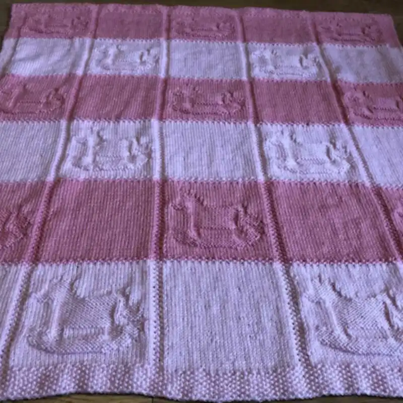 Rocking Horse Baby Blanket