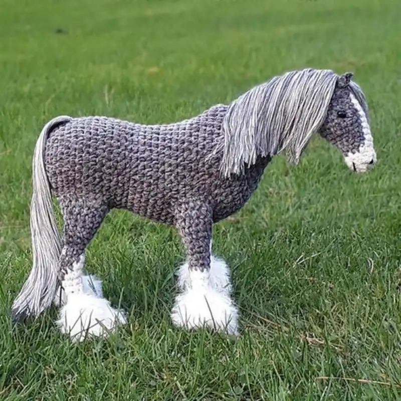 Stablemates Clydesdale Crochet Pattern