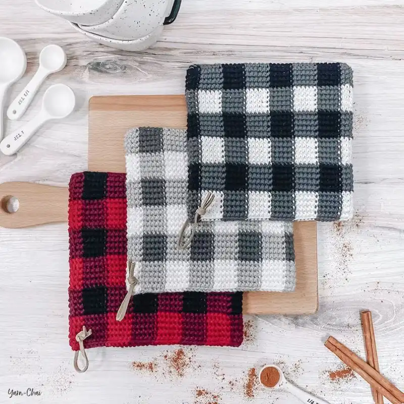 Buffalo Check Potholder