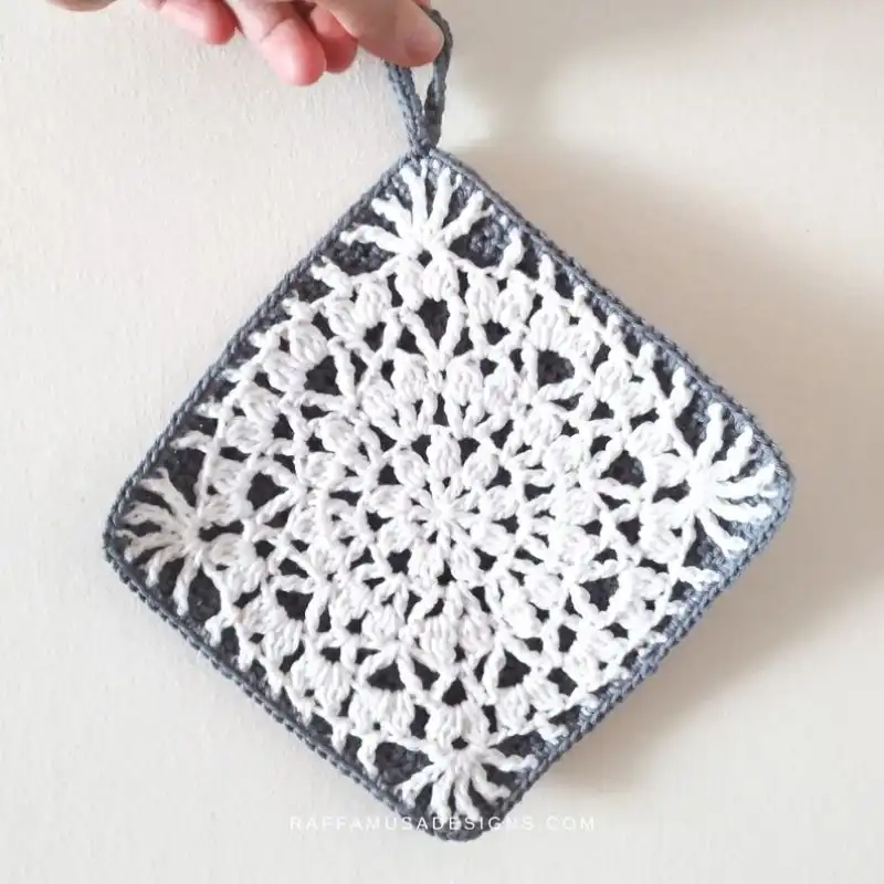 Falling Petals Potholder