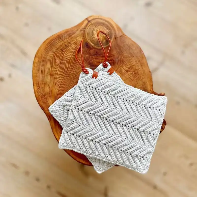 Ridged Chevron Potholders