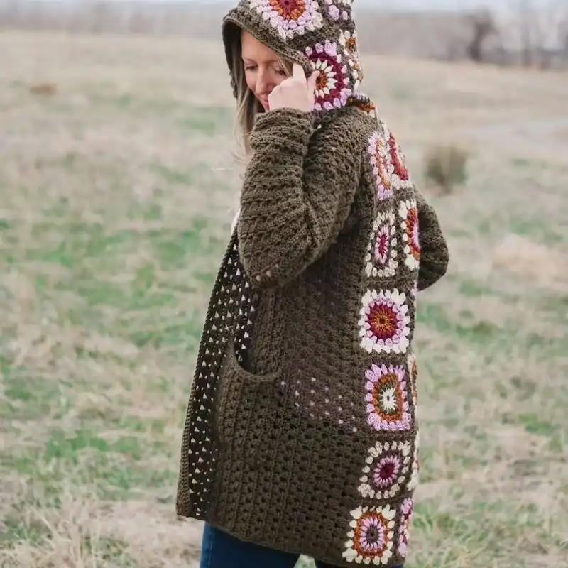 Seamless Crochet Cardigan