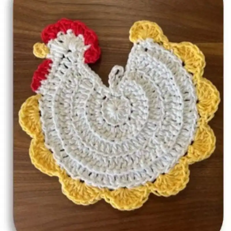 Swanky Chicken Trivet Potholder